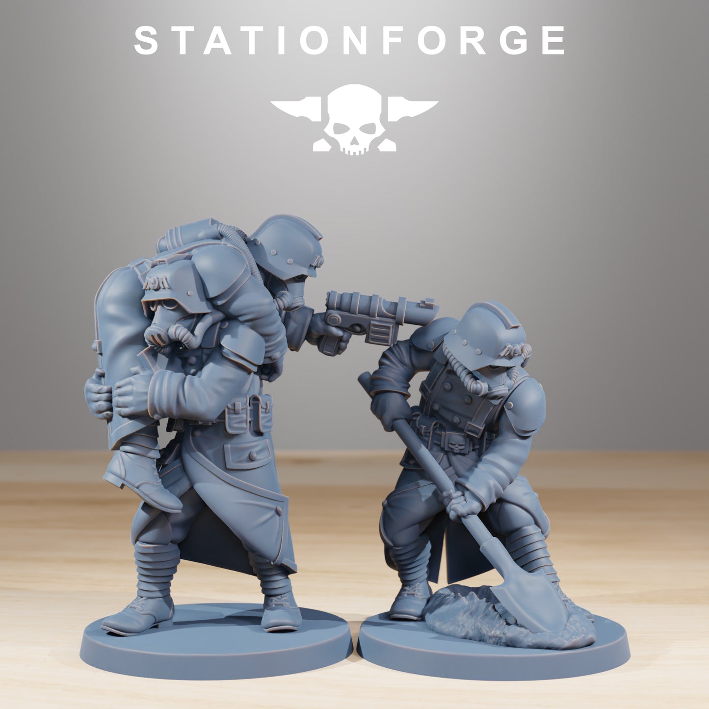 Photo du produit Tabletop 28mm The Printing Goes Ever On (TPGEO) 0 : Victimes de GrimGuard