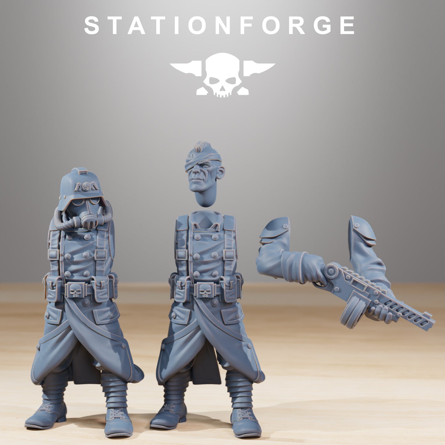 Photo du produit Tabletop 28mm The Printing Goes Ever On (TPGEO) 0 : GrimGuard Combatants