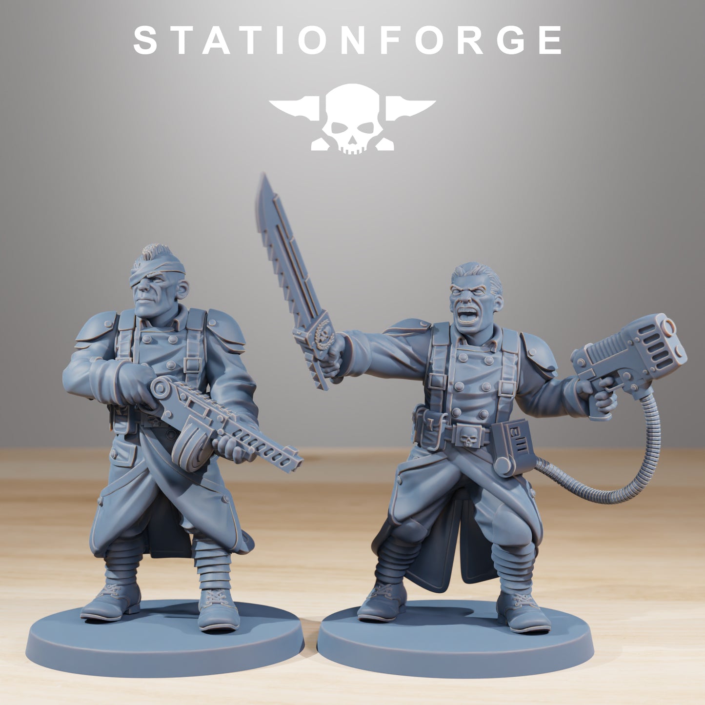 Photo du produit Tabletop 28mm The Printing Goes Ever On (TPGEO) 0 : GrimGuard Combatants