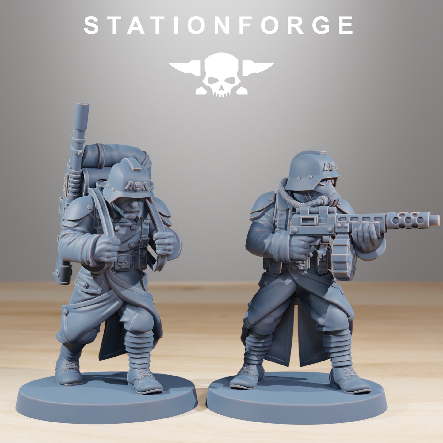Photo du produit Tabletop 28mm The Printing Goes Ever On (TPGEO) 0 : GrimGuard Combatants