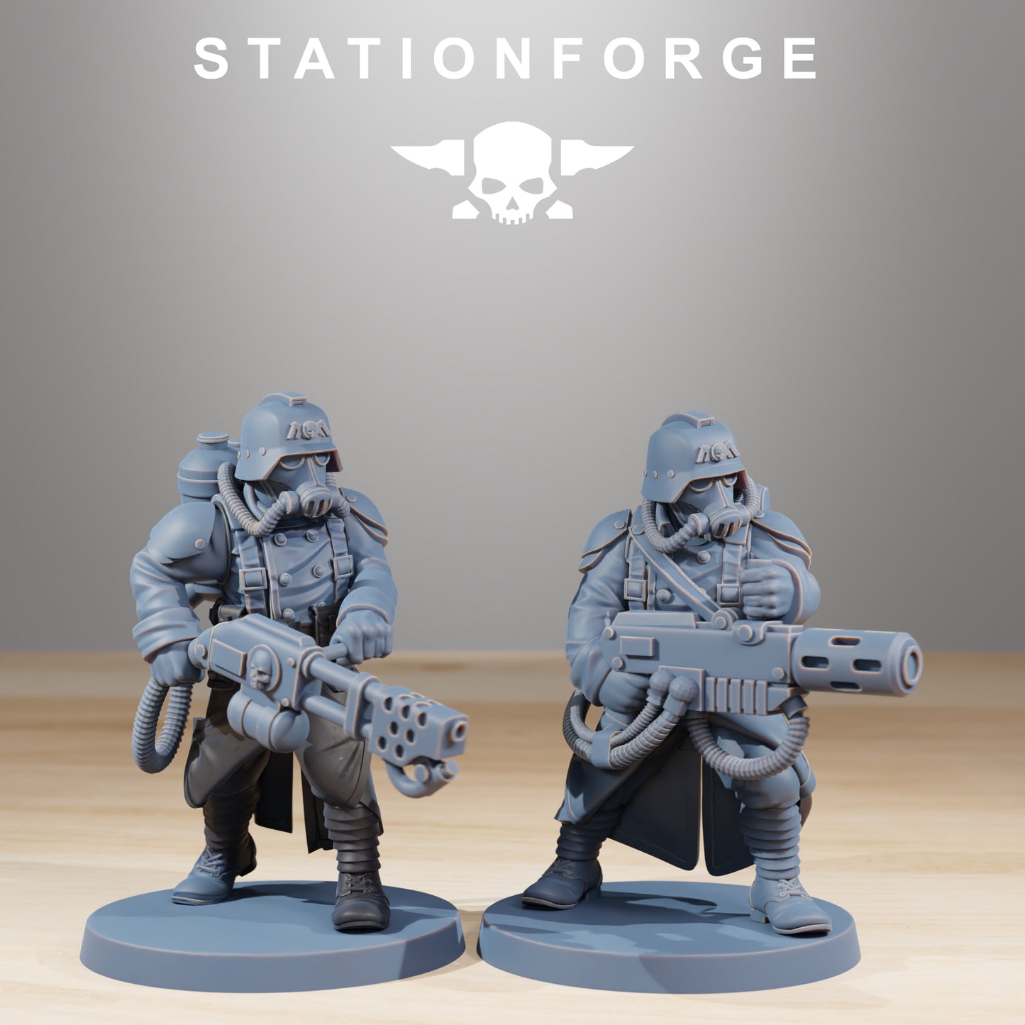 Photo du produit Tabletop 28mm The Printing Goes Ever On (TPGEO) 0 : GrimGuard Combatants