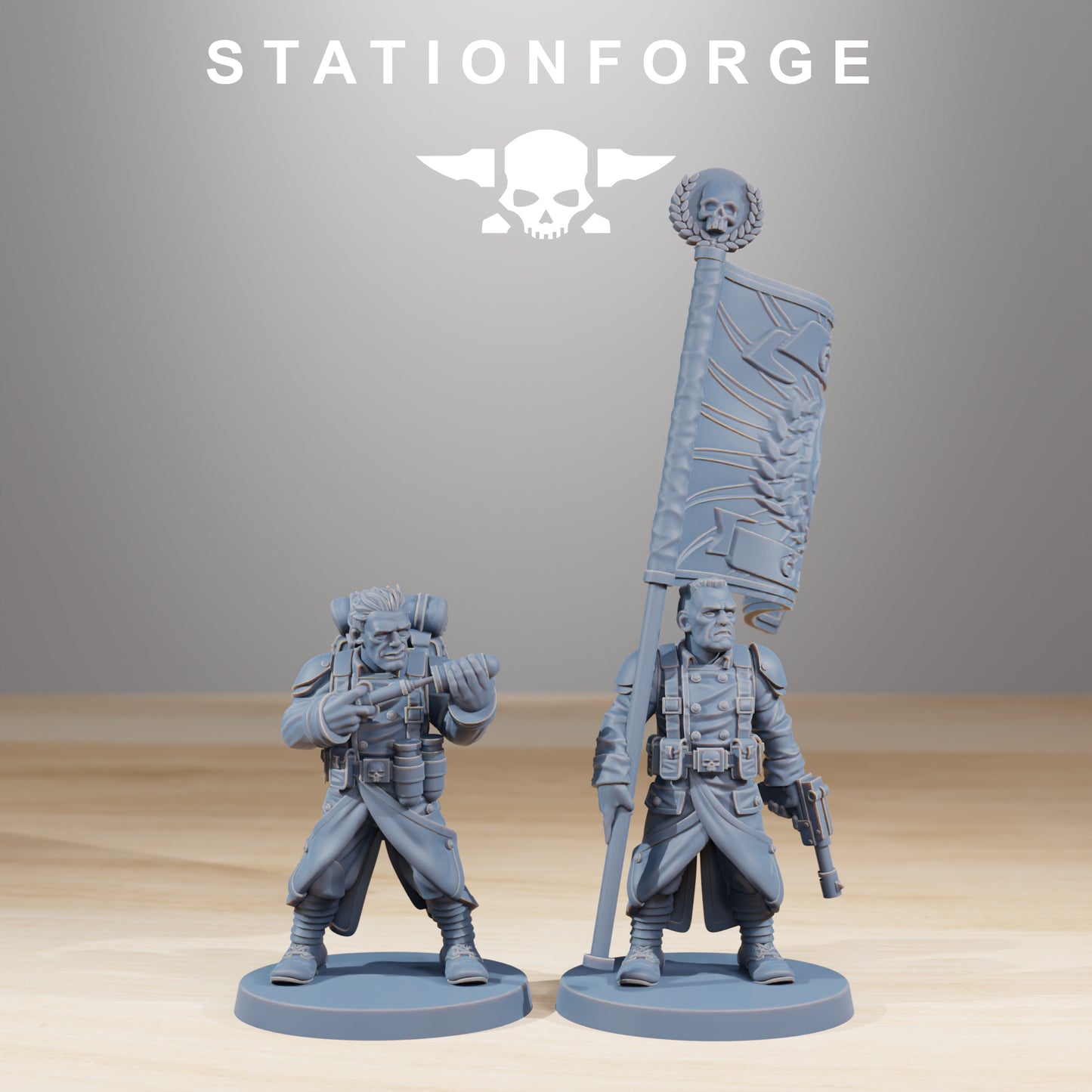Photo du produit Tabletop 28mm The Printing Goes Ever On (TPGEO) 0 : GrimGuard Combatants