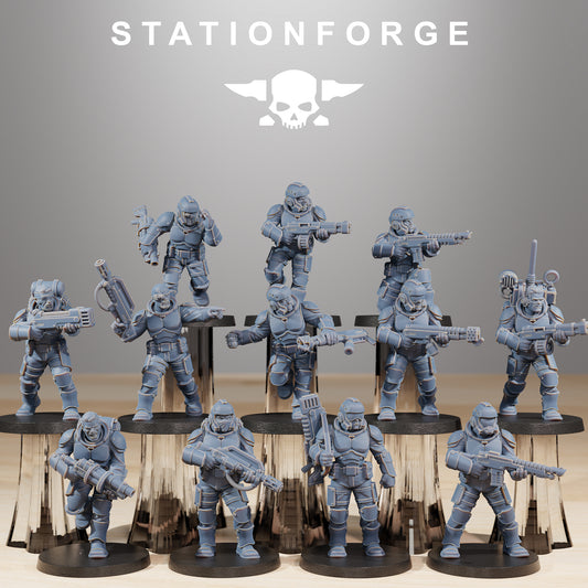 Photo du produit Tabletop 28mm The Printing Goes Ever On (TPGEO) 0 : Kit de construction d'infanterie Vaskar