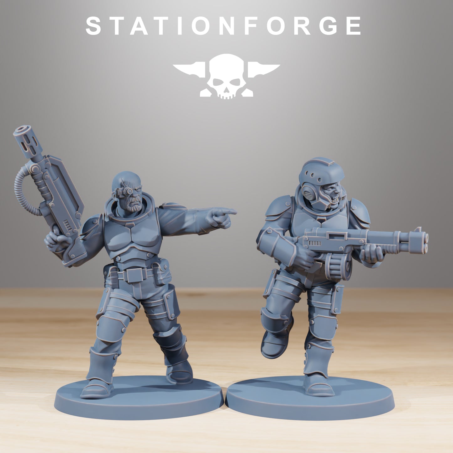 Photo du produit Tabletop 28mm The Printing Goes Ever On (TPGEO) 0 : Kit de construction d'infanterie Vaskar