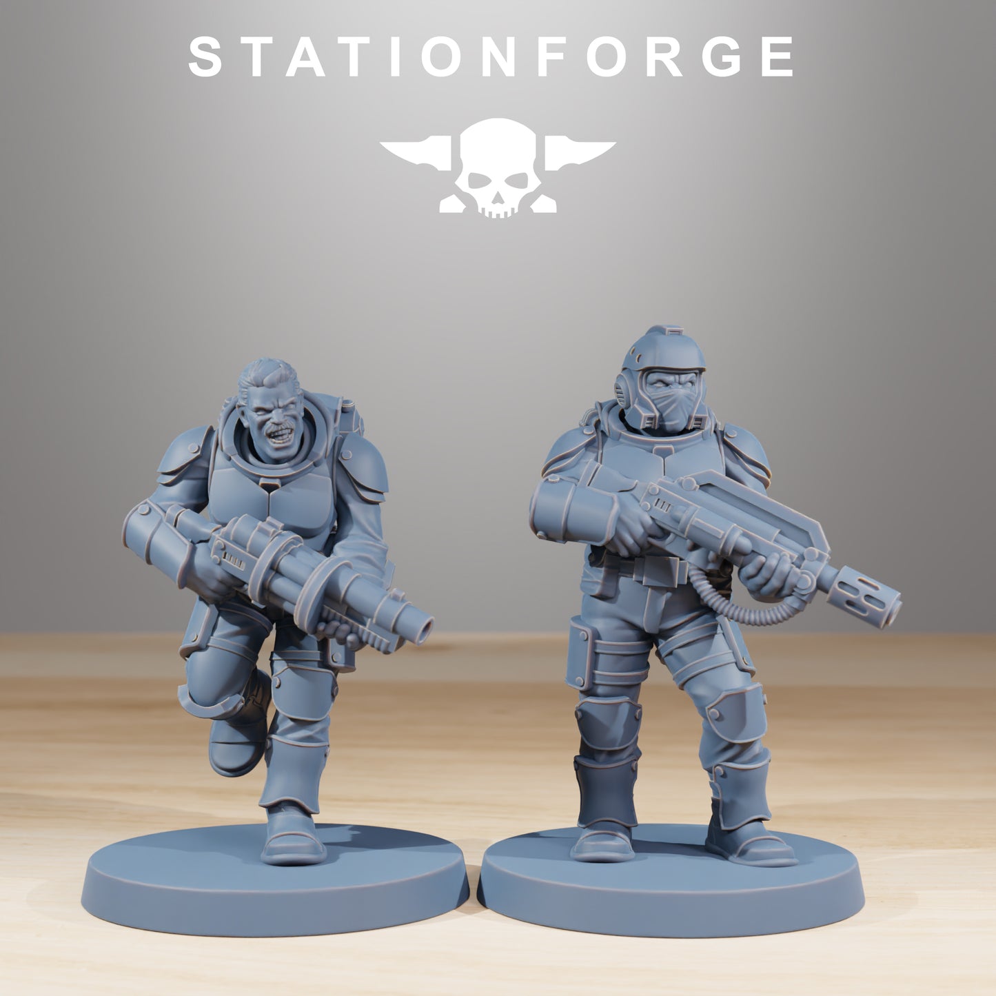 Photo du produit Tabletop 28mm The Printing Goes Ever On (TPGEO) 0 : Kit de construction d'infanterie Vaskar