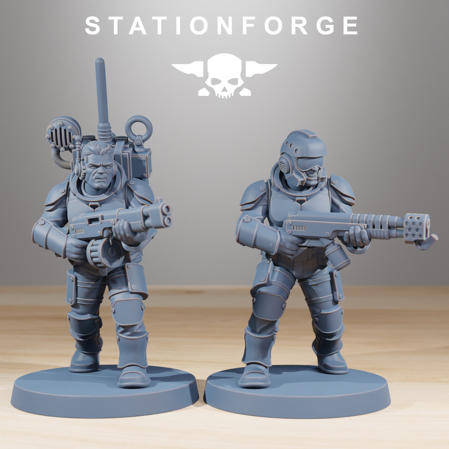 Photo du produit Tabletop 28mm The Printing Goes Ever On (TPGEO) 0 : Kit de construction d'infanterie Vaskar