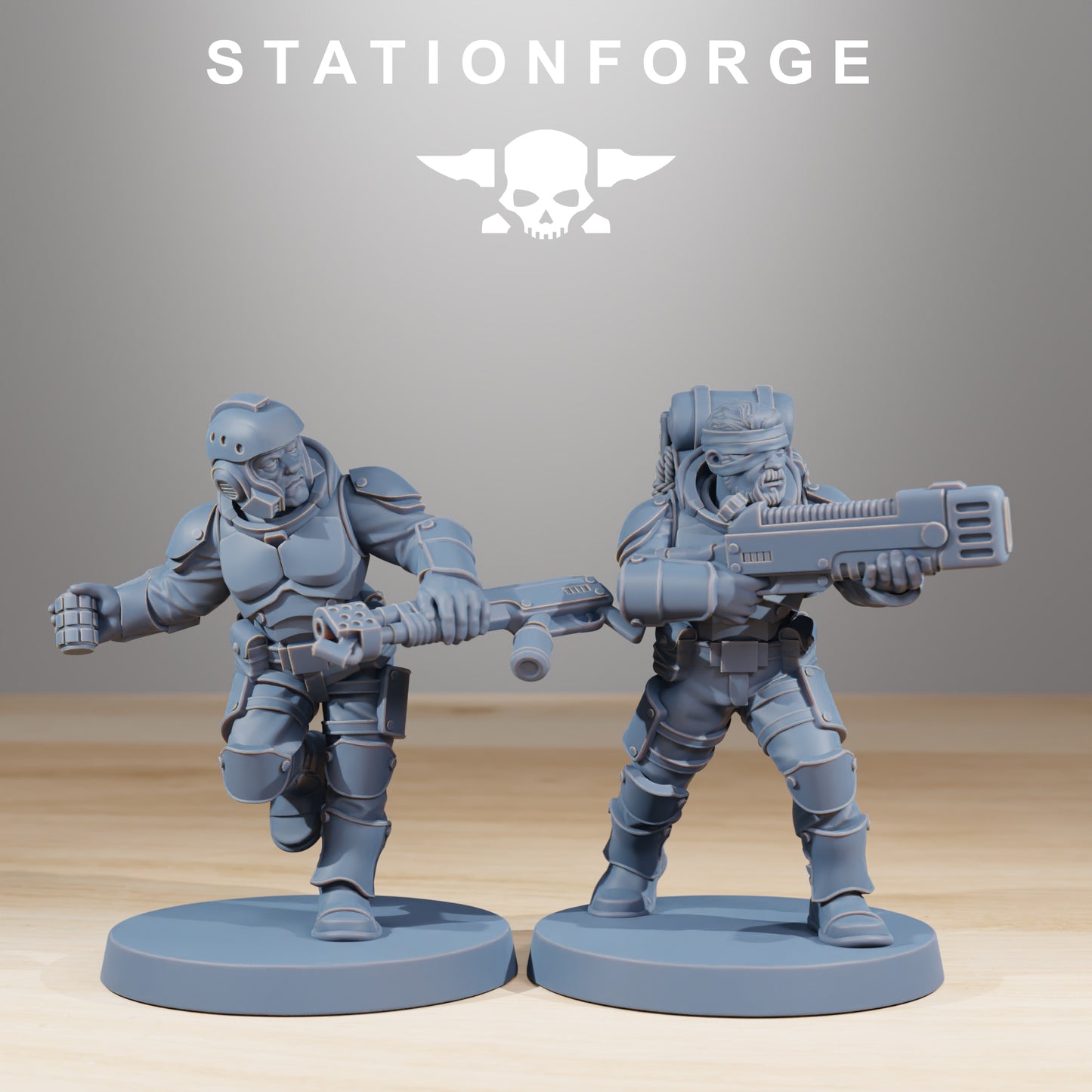 Photo du produit Tabletop 28mm The Printing Goes Ever On (TPGEO) 0 : Kit de construction d'infanterie Vaskar