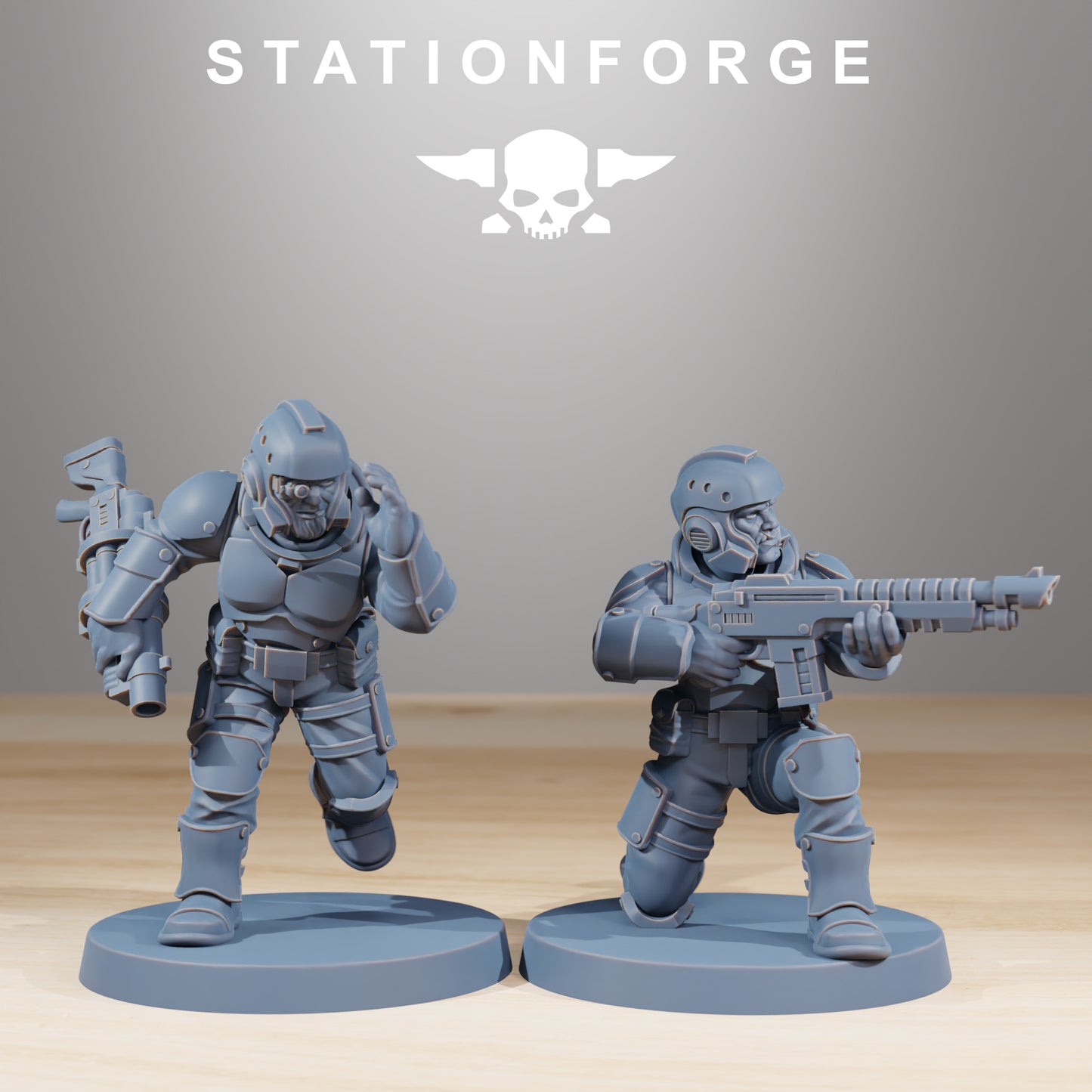 Photo du produit Tabletop 28mm The Printing Goes Ever On (TPGEO) 0 : Kit de construction d'infanterie Vaskar