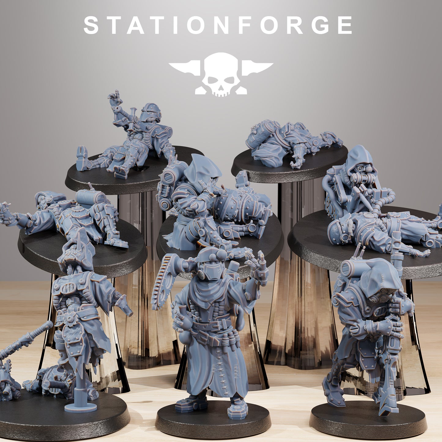 Photo du produit Tabletop 28mm The Printing Goes Ever On (TPGEO) 0 : Scavenger Blessé
