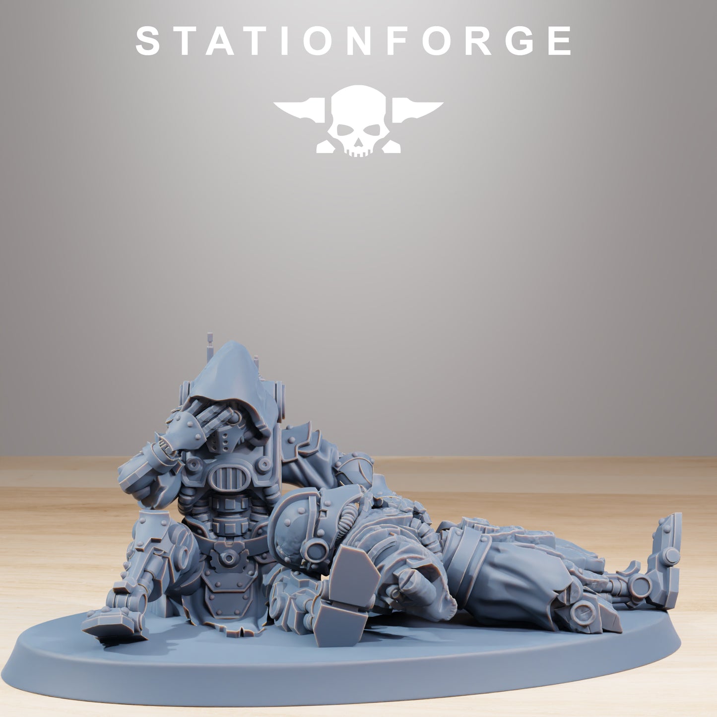 Photo du produit Tabletop 28mm The Printing Goes Ever On (TPGEO) 0 : Scavenger Blessé
