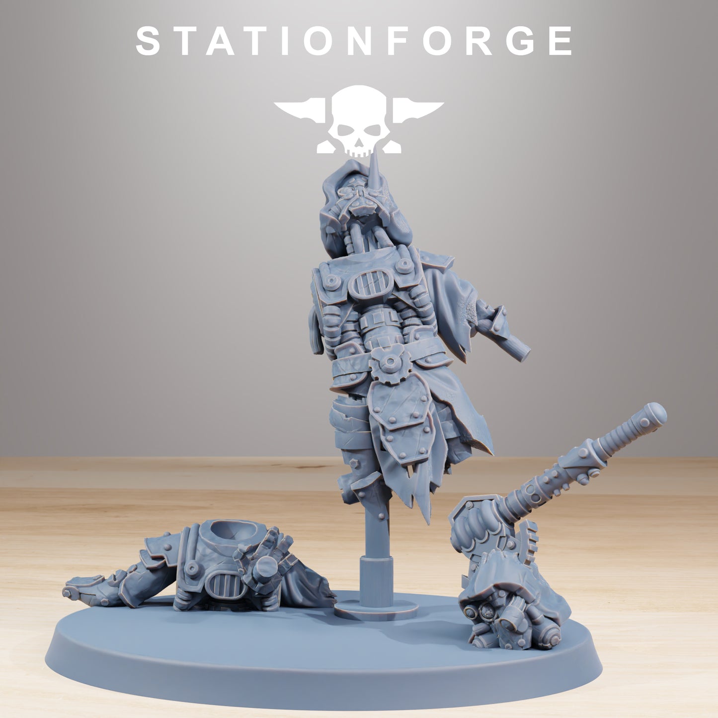 Photo du produit Tabletop 28mm The Printing Goes Ever On (TPGEO) 0 : Scavenger Blessé