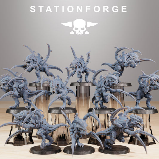 Photo du produit Tabletop 28mm The Printing Goes Ever On (TPGEO) 0 : Unité d'infanterie de mêlée Xenarid