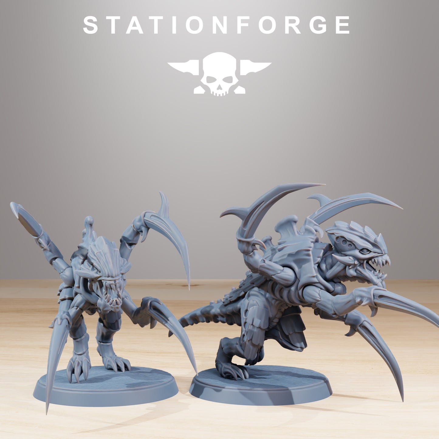 Photo du produit Tabletop 28mm The Printing Goes Ever On (TPGEO) 0 : Unité d'infanterie de mêlée Xenarid