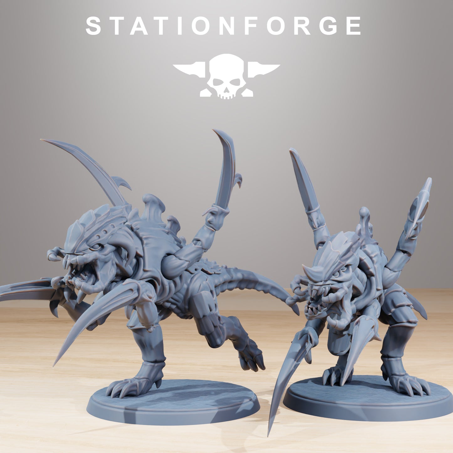 Photo du produit Tabletop 28mm The Printing Goes Ever On (TPGEO) 0 : Unité d'infanterie de mêlée Xenarid