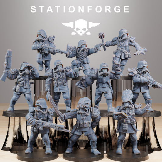 Photo du produit Tabletop 28mm The Printing Goes Ever On (TPGEO) 0 : GrimGuard Xenarid Hunters