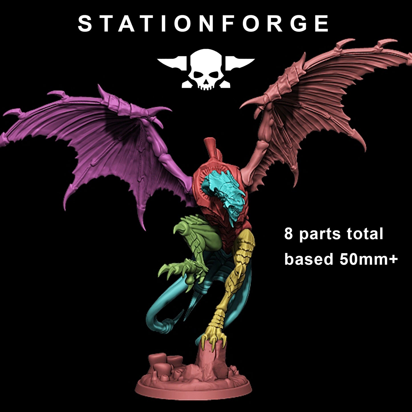 Photo du produit Tabletop 28mm The Printing Goes Ever On (TPGEO) 0: Leader Xenarid Flyer