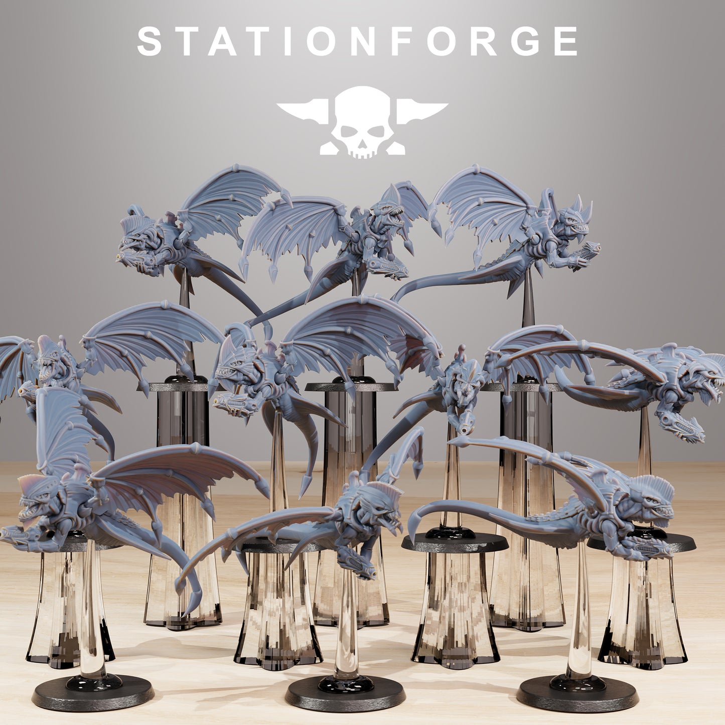 Photo du produit Tabletop 28mm The Printing Goes Ever On (TPGEO) 0 : Xenarid Flyers