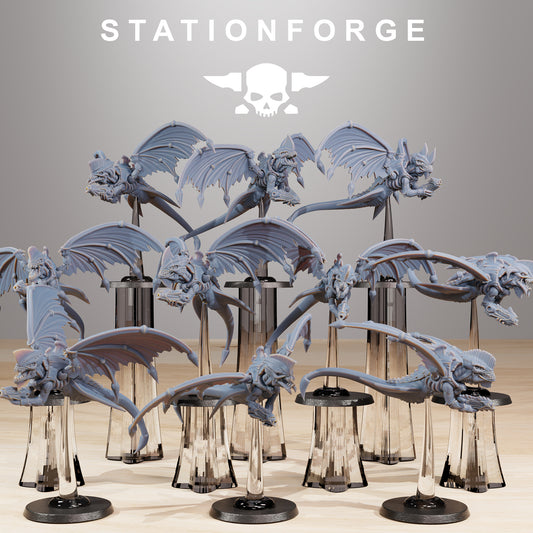 Photo du produit Tabletop 28mm The Printing Goes Ever On (TPGEO) 0 : Xenarid Flyers