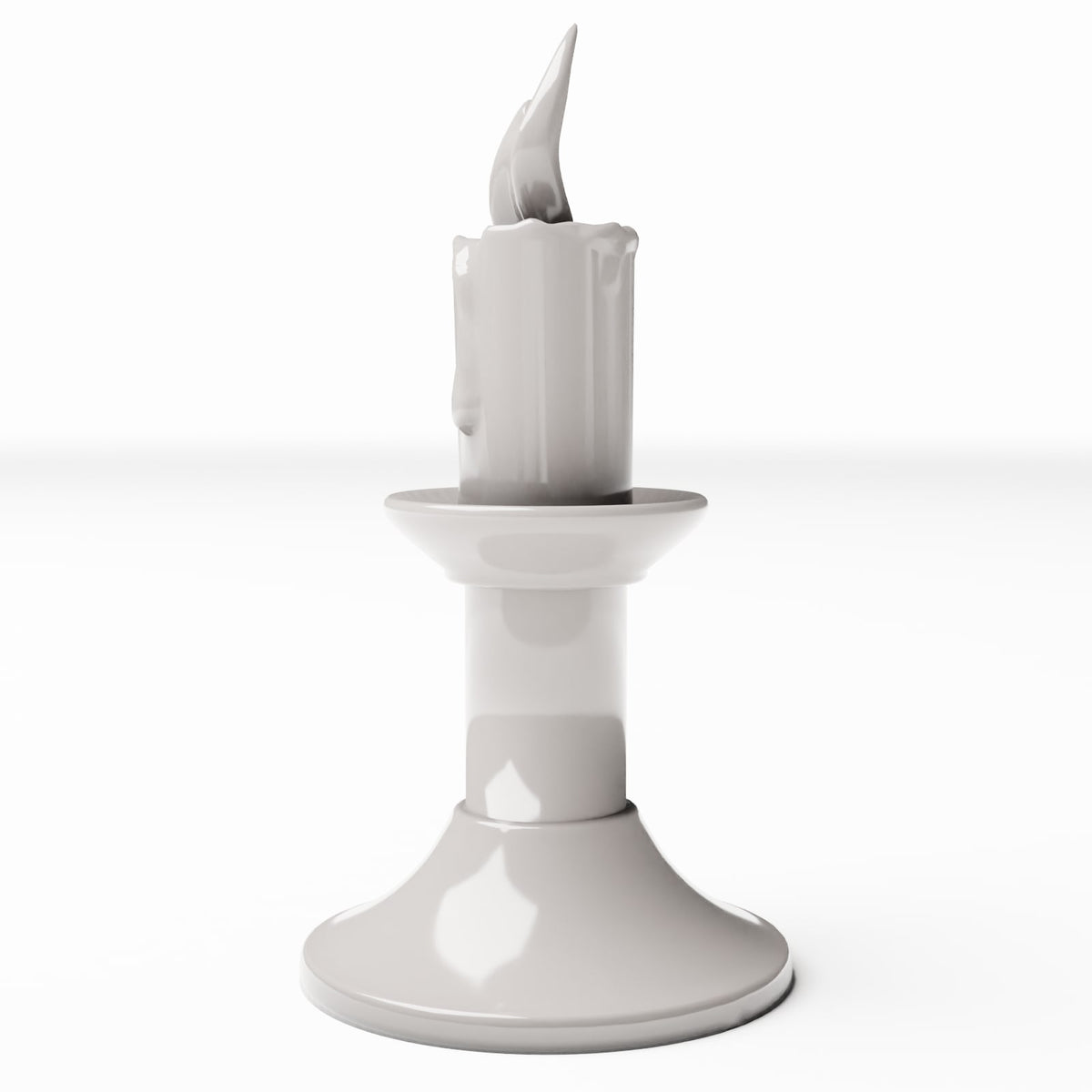 Photo produit pour diorama et modélisme 3 : Intérieur de diorama : chandelier avec bougie allumée (réf. 98D)