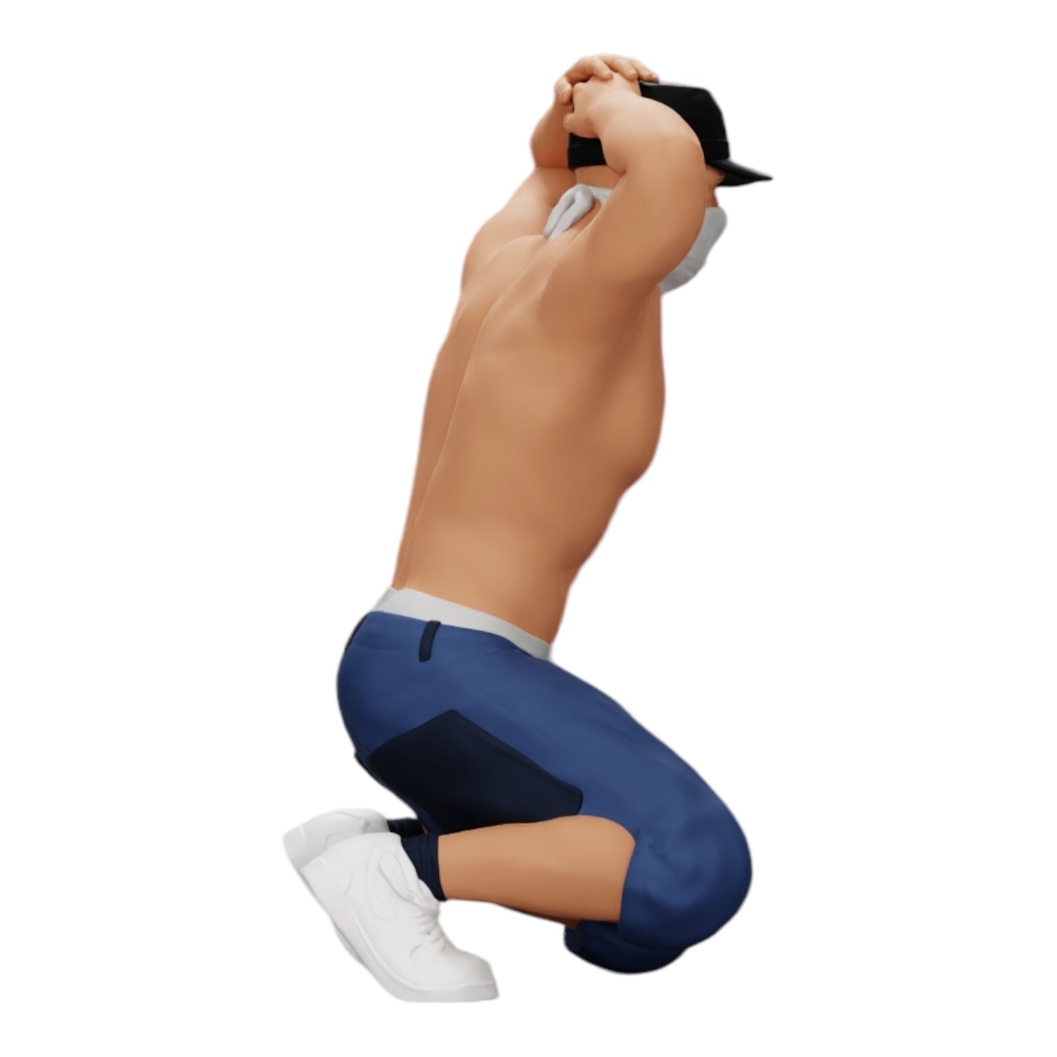 Photo de produit de modélisme diorama 0 : Gangster avec masque et chapeau avant arrestation (Réf n° A2)