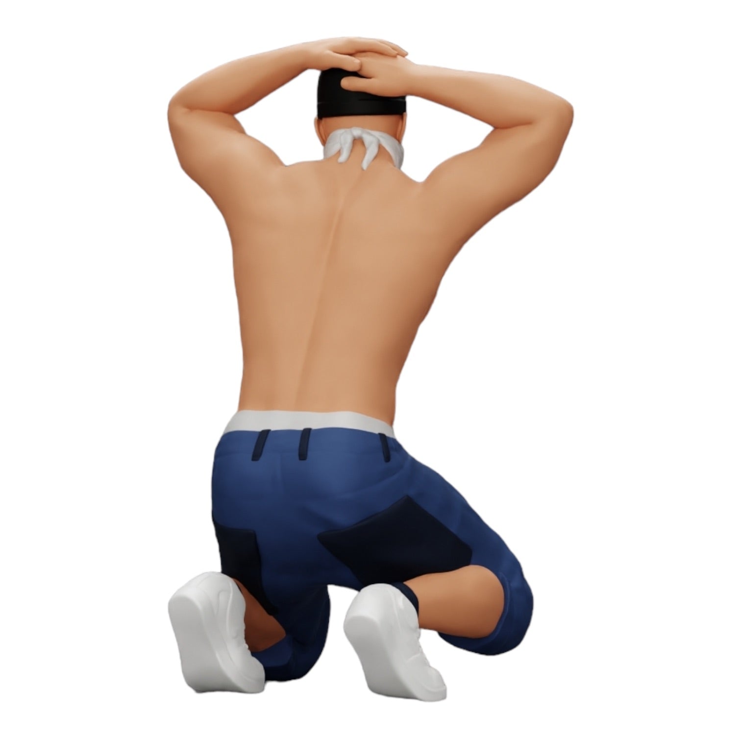 Photo de produit de modélisme diorama 0 : Gangster avec masque et chapeau avant arrestation (Réf n° A2)