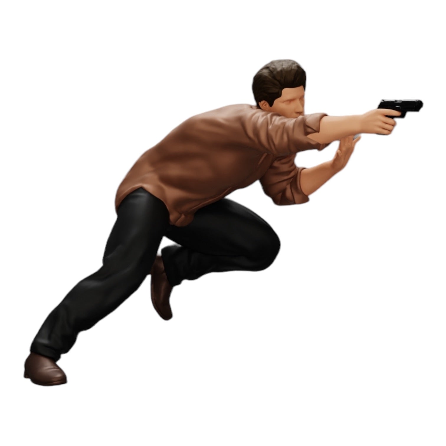 Photo de produit de modélisme diorama 0 : Gangster tirant avec une arme depuis une voiture (Réf n° A6)