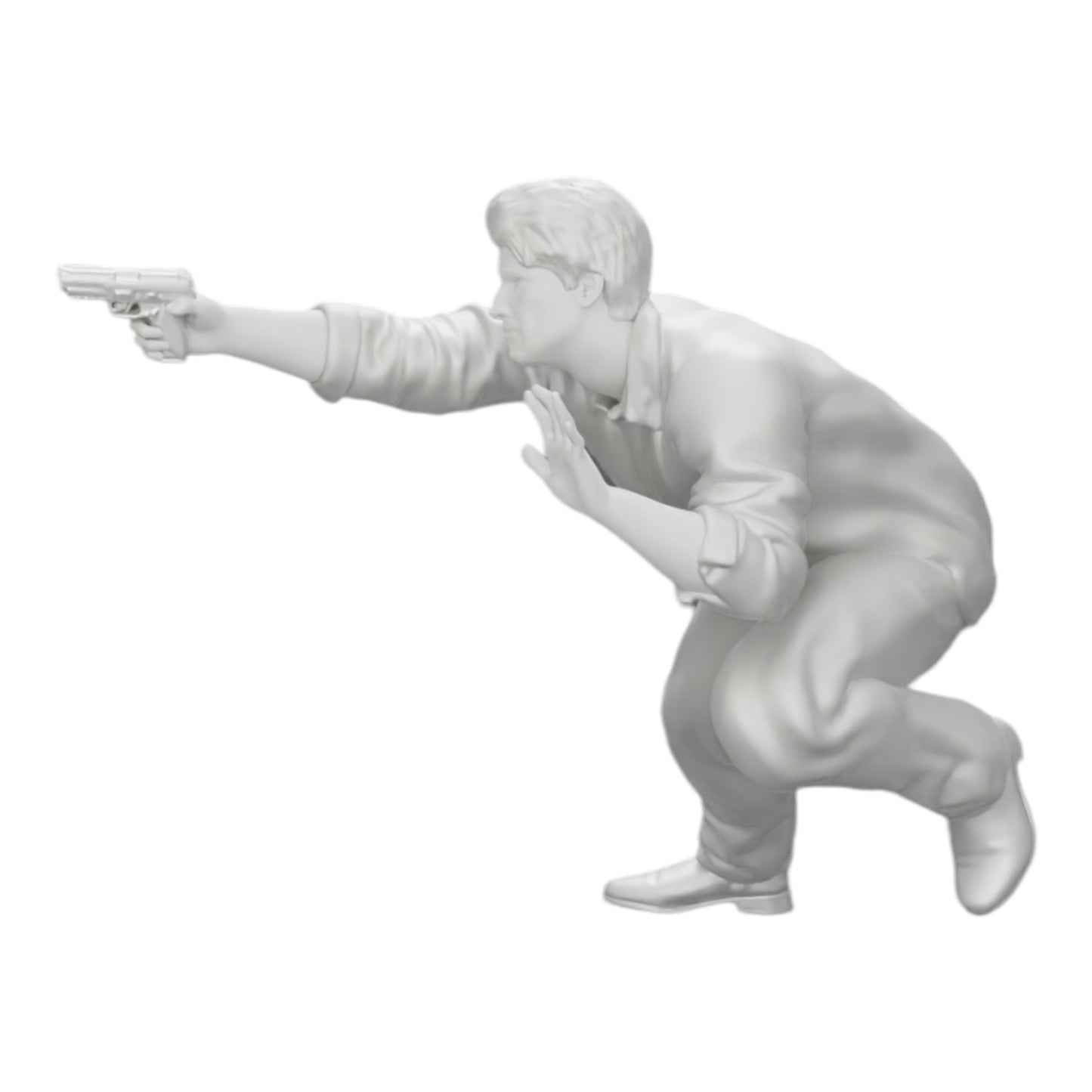 Diorama Modellbau Produktfoto 0: Gangster schießt mit Waffe aus Auto (Ref Nr. A6)