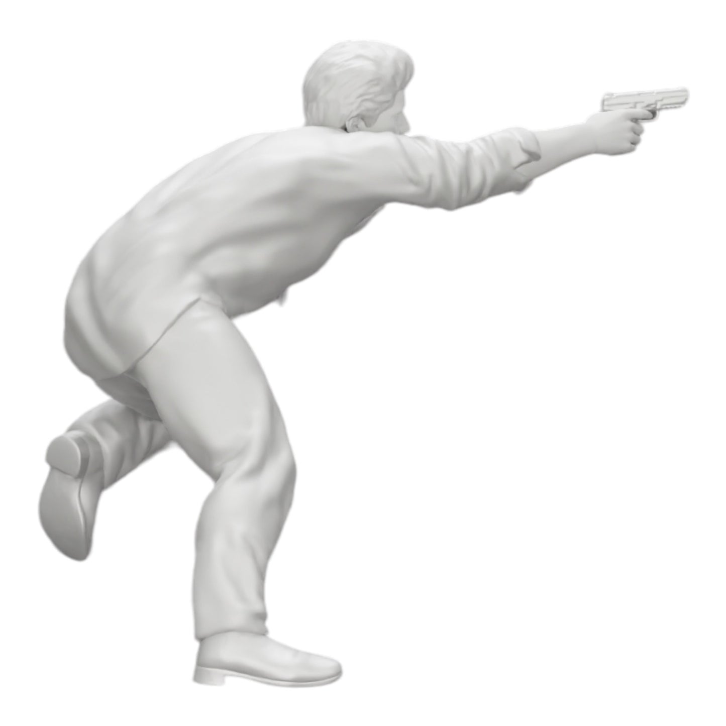Diorama Modellbau Produktfoto 0: Gangster schießt mit Waffe aus Auto (Ref Nr. A6)
