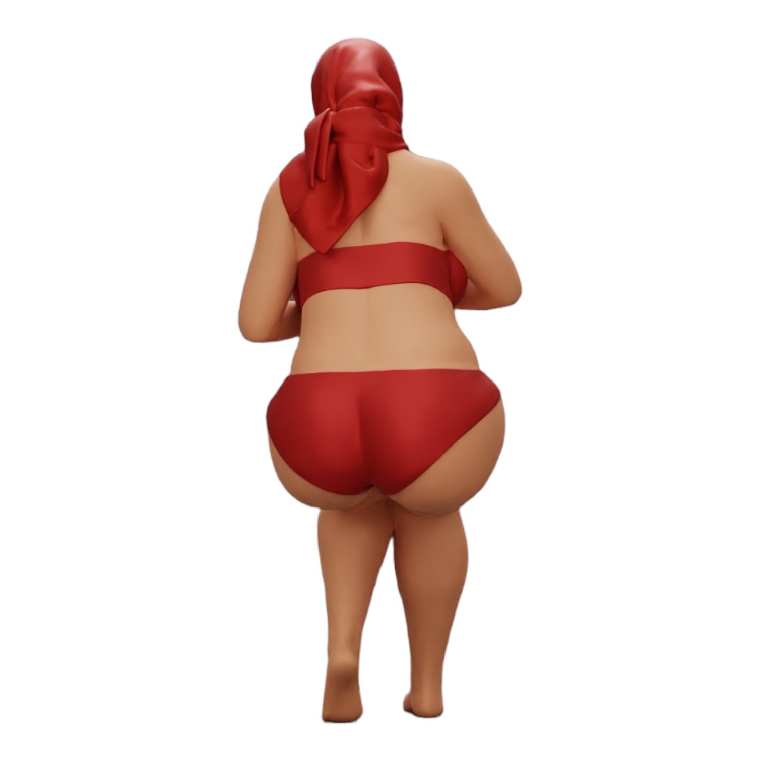 Diorama modélisme photo produit 0 : Femme sexy en bikini et lunettes de soleil avec crème solaire à la plage (Réf n° A9)