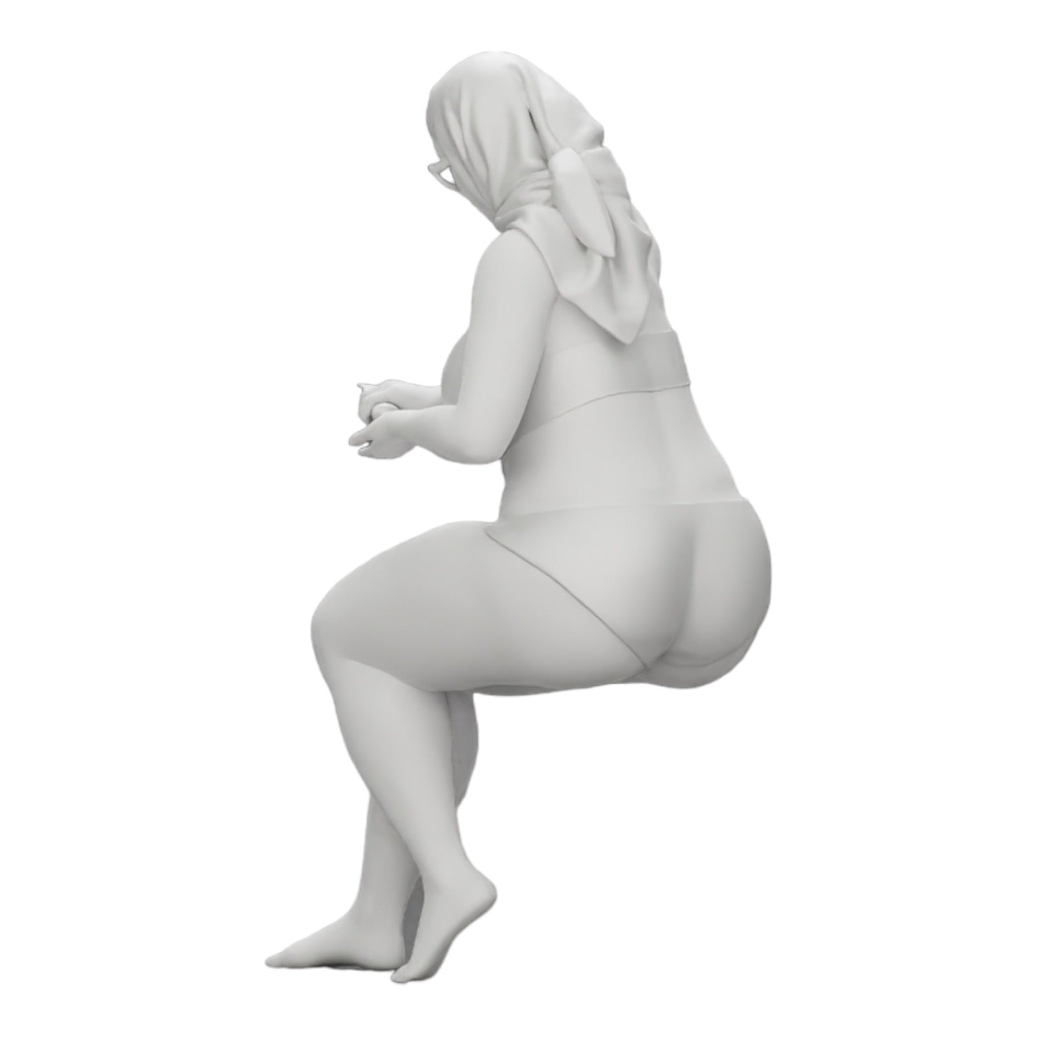 Diorama modélisme photo produit 0 : Femme sexy en bikini et lunettes de soleil avec crème solaire à la plage (Réf n° A9)