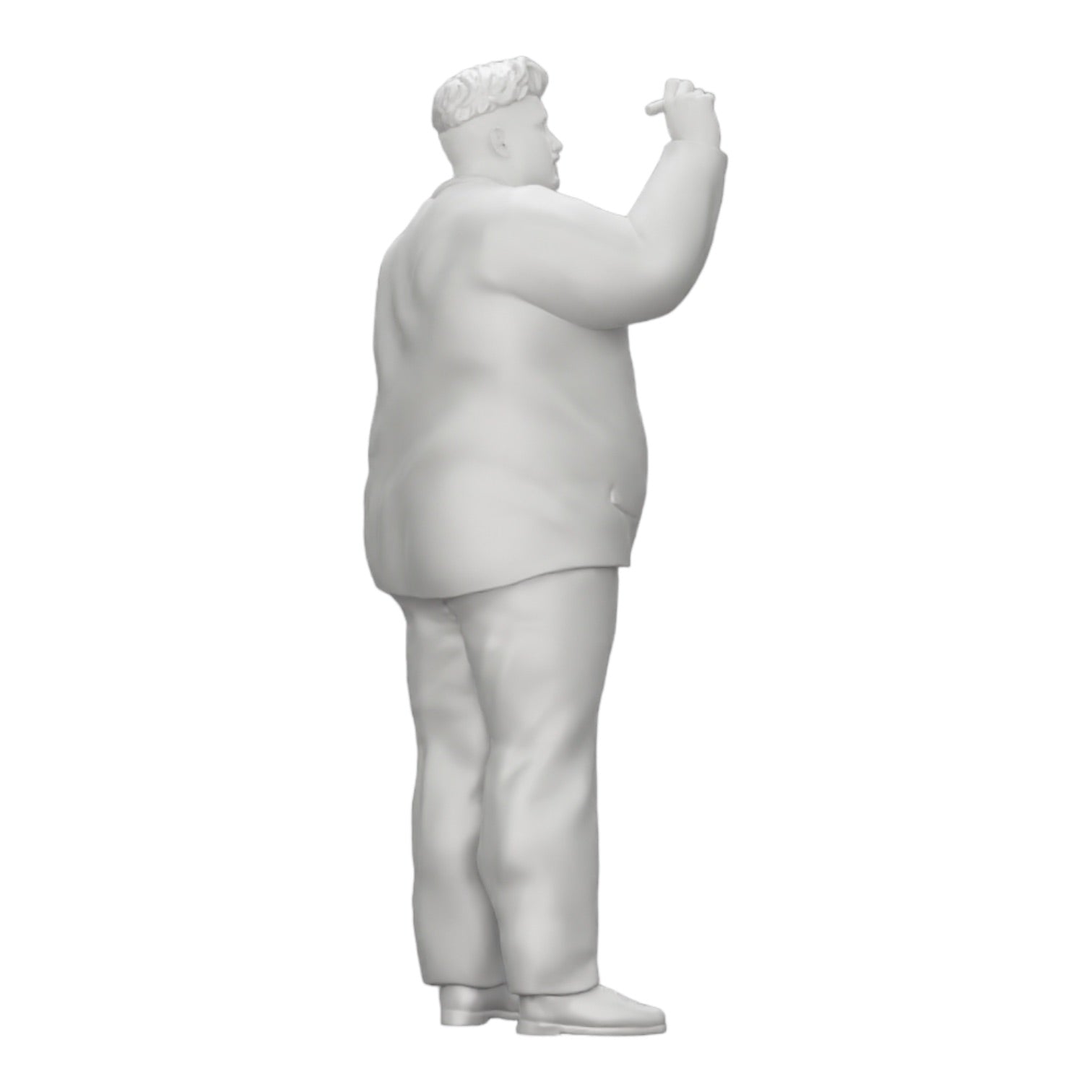 Photo de produit de modélisme diorama 0 : homme d'affaires corpulent écrivant sur un tableau blanc (Réf. n° A19)