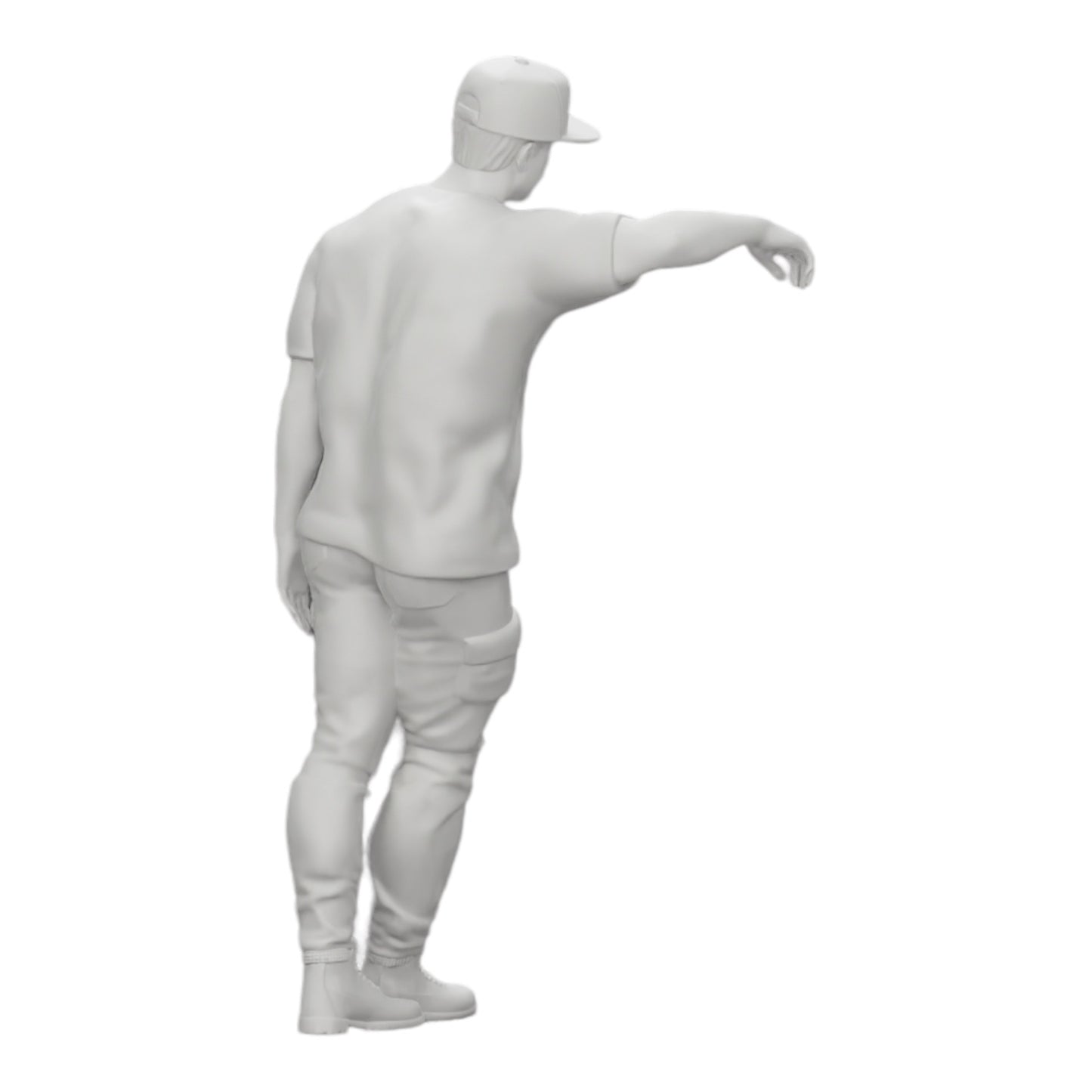 Photo de produit de modélisme diorama 0 : gangster avec chapeau adossé au mur (Réf. n° A23)