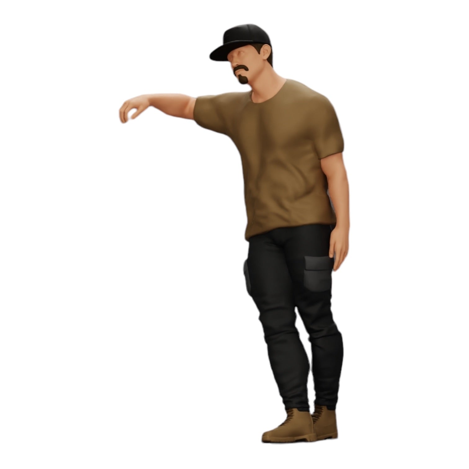 Photo de produit de modélisme diorama 0 : gangster avec chapeau adossé au mur (Réf. n° A23)