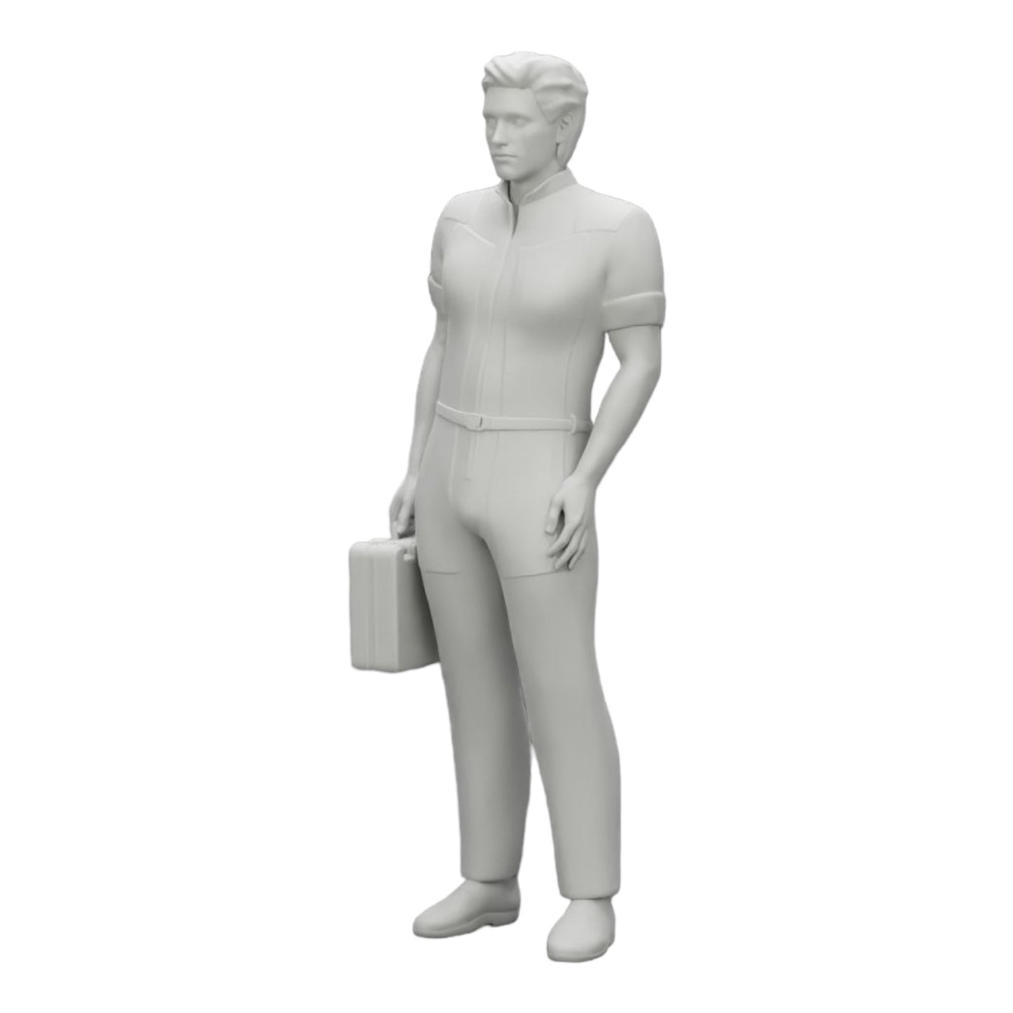Photo de produit de modélisme diorama 0 : Un secouriste est prêt avec une trousse de premiers secours (Réf n° A28)