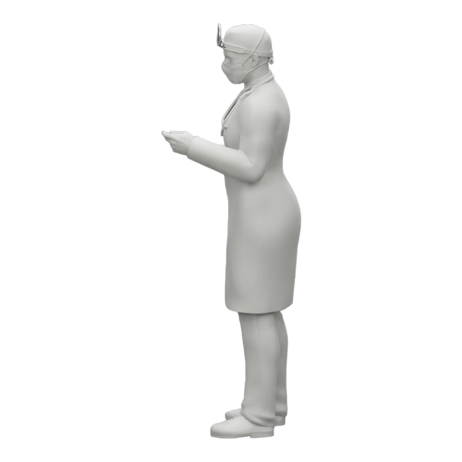 Photo de produit de modélisme diorama 0 : Chirurgien/Médecin à l'hôpital avec stéthoscope (Réf n° A29)