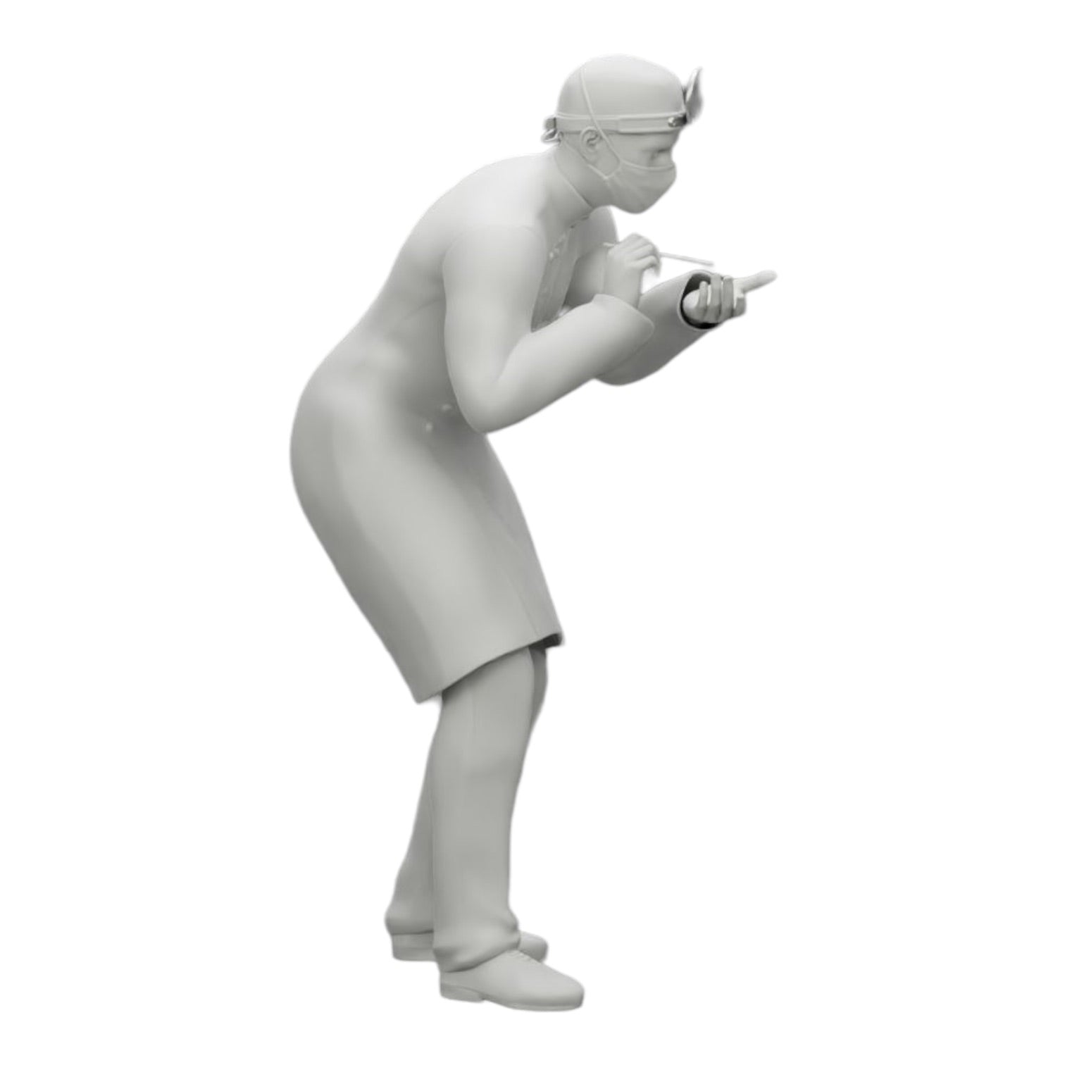 Photo de produit de modélisme diorama 0 : Chirurgien/Médecin examinant un patient à l'hôpital (Réf. n° A30)