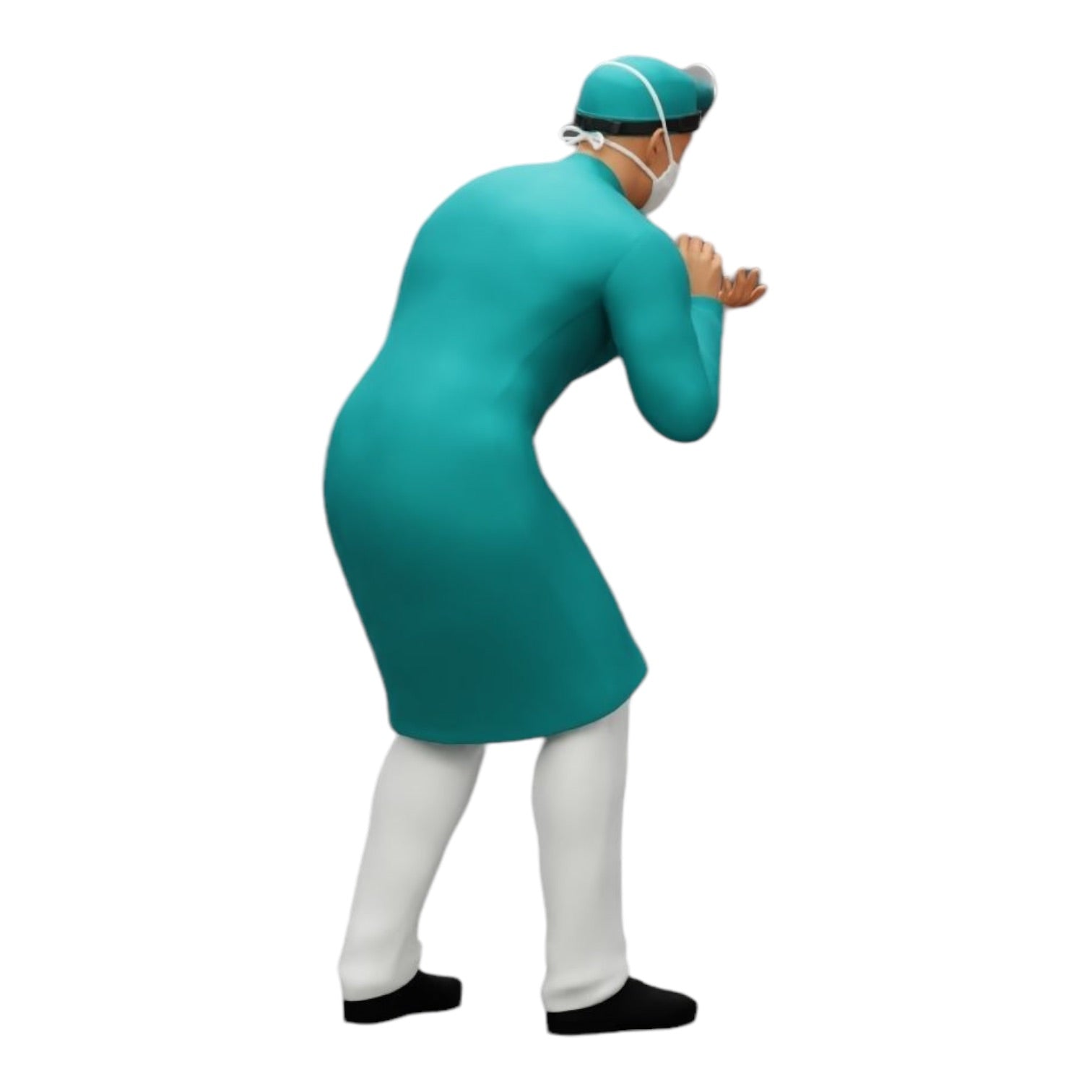 Photo de produit de modélisme diorama 0 : Chirurgien/Médecin examinant un patient à l'hôpital (Réf. n° A30)