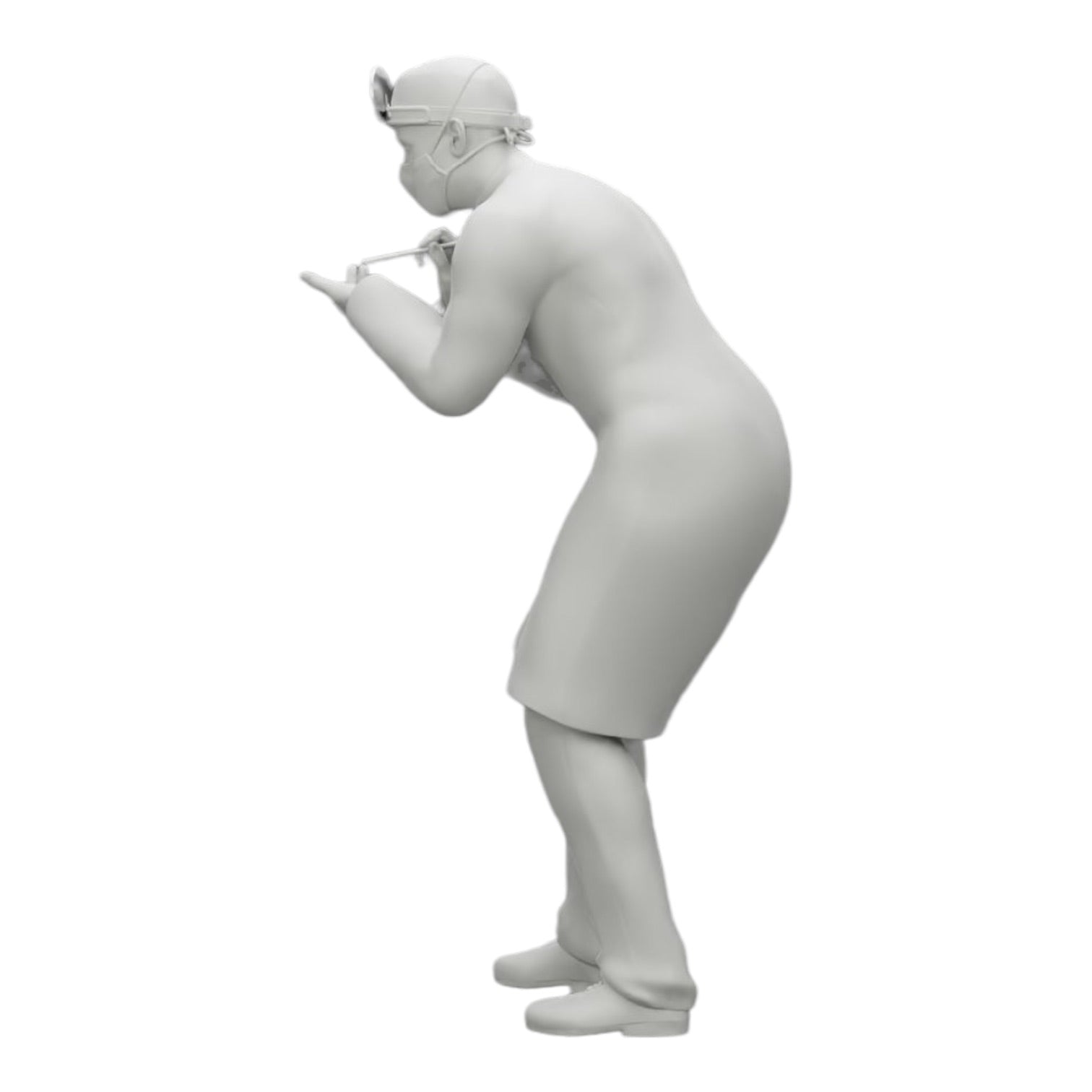 Photo de produit de modélisme diorama 0 : Chirurgien/Médecin examinant un patient à l'hôpital (Réf. n° A30)