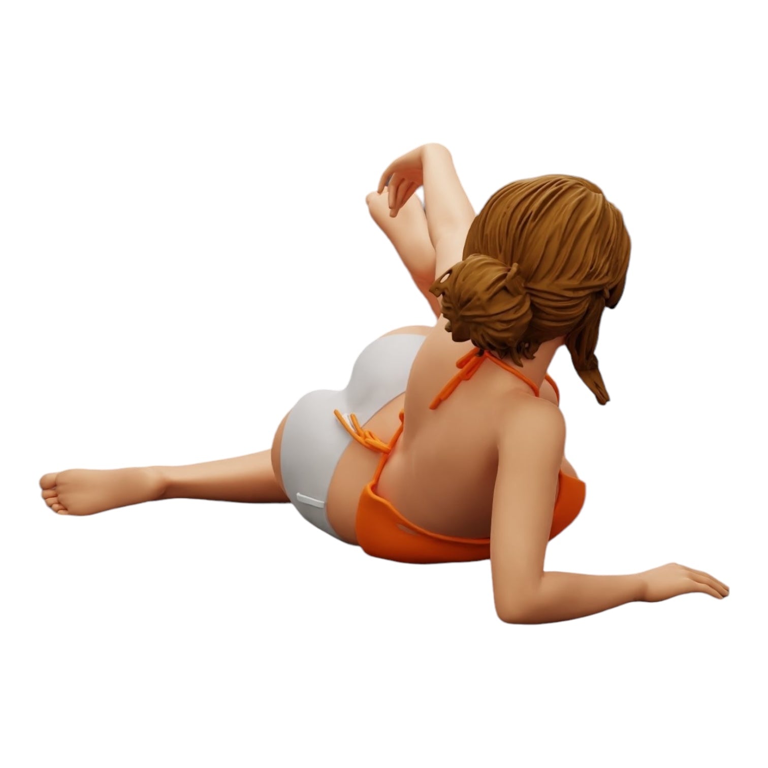 Diorama modélisme photo produit 0 : Fille sexy avec lunettes de soleil et bikini sur la plage (Réf n° A33)