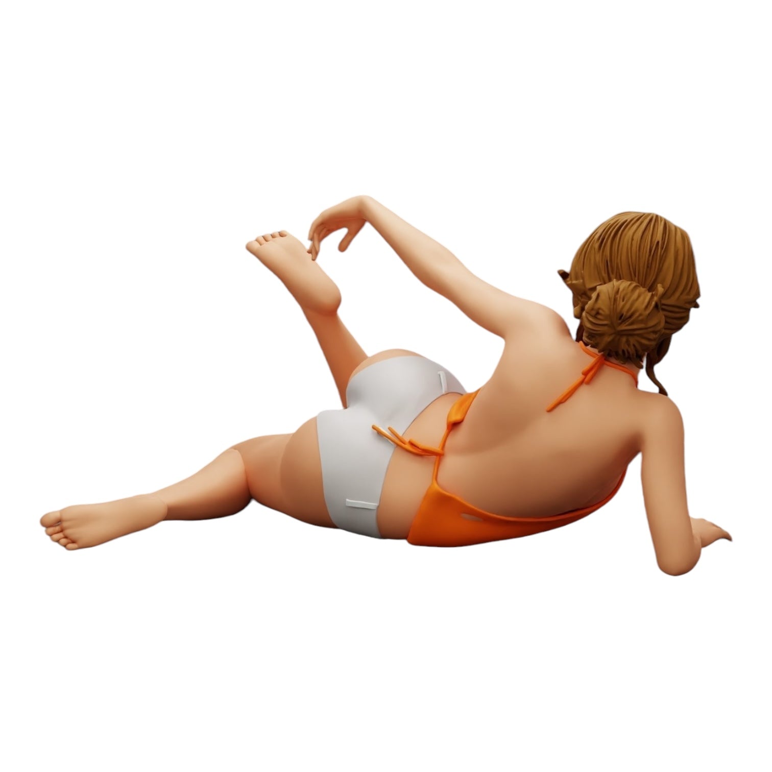 Diorama modélisme photo produit 0 : Fille sexy avec lunettes de soleil et bikini sur la plage (Réf n° A33)