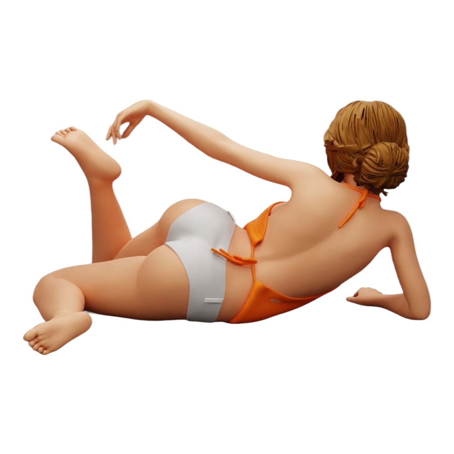 Diorama modélisme photo produit 0 : Fille sexy avec lunettes de soleil et bikini sur la plage (Réf n° A33)