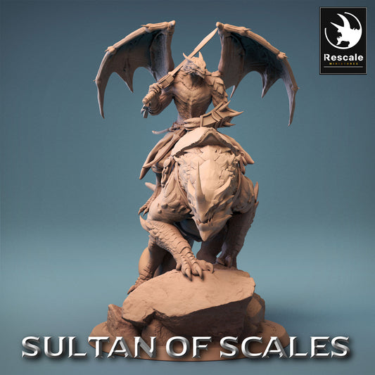 Cavalier Enfant de Dragon sur Lézard - Puissant Soldat du Désert - Guerrier Enfant de Dragon (E3)