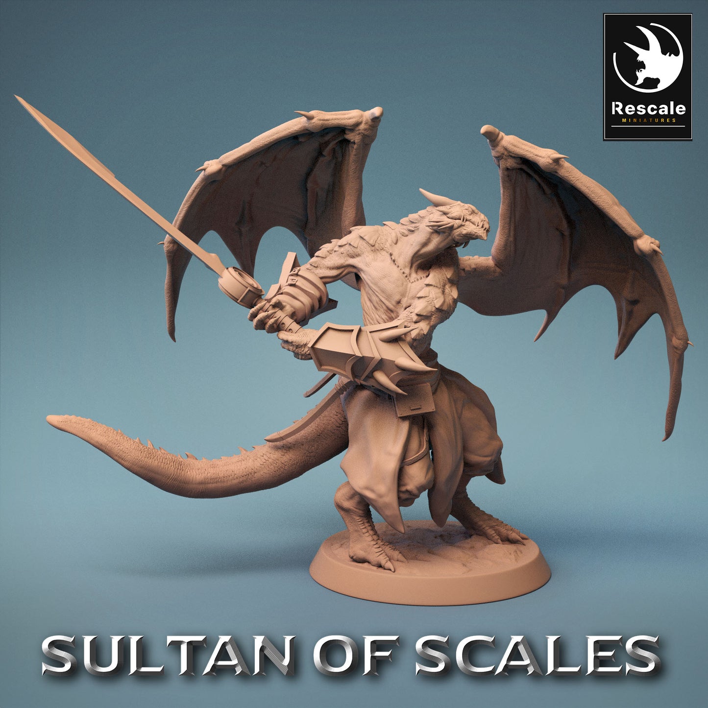 Soldat Enfant de Dragon - Puissant Guerrier du Désert - Enfant de Dragon (F7)