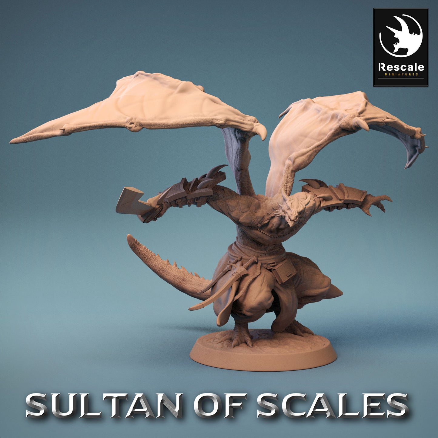 Soldat Enfant de Dragon - Puissant Guerrier du Désert - Enfant de Dragon (F14)