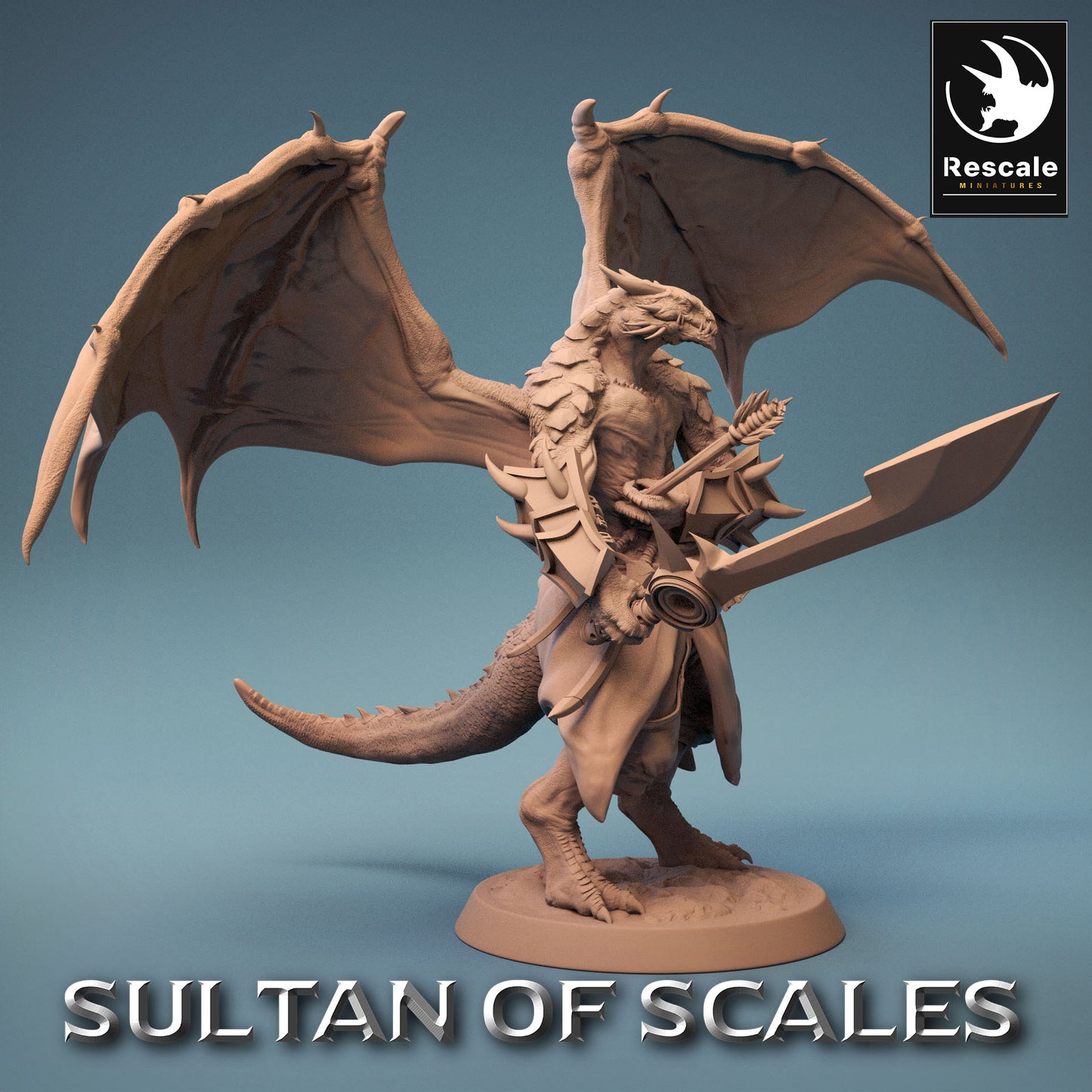 Soldat Enfant de Dragon - Puissant Guerrier du Désert - Enfant de Dragon (F15)