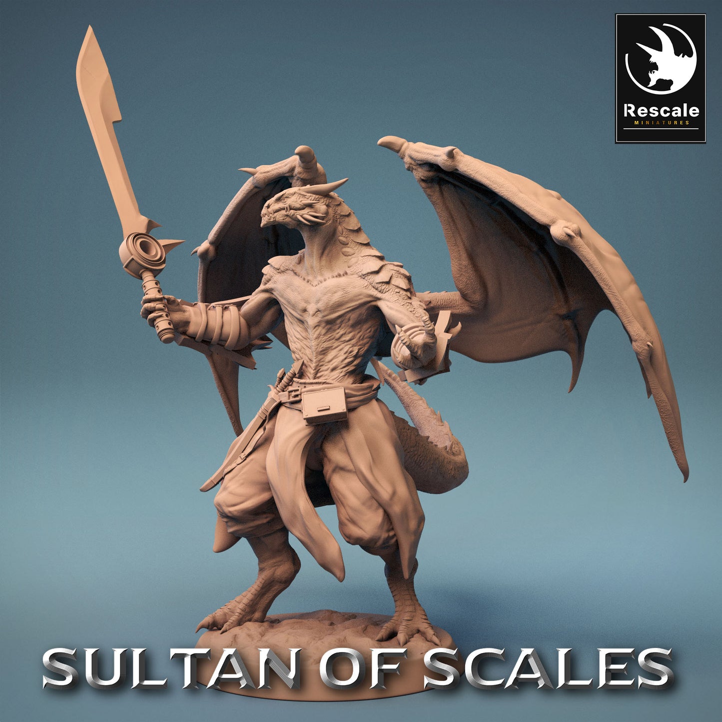 Soldat Enfant de Dragon - Puissant Guerrier du Désert - Enfant de Dragon (F6)