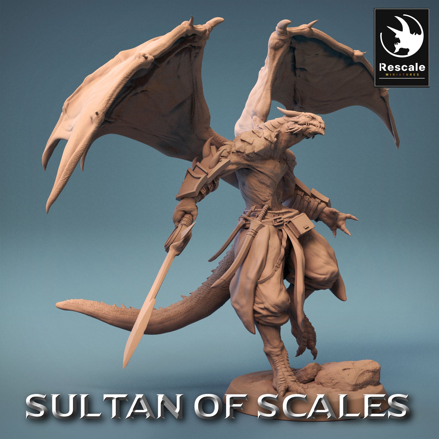 Soldat Enfant de Dragon - Puissant Guerrier du Désert - Enfant de Dragon (F4)