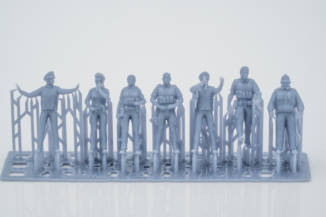 Produktfoto Figur H0, 1:72 - 0: Polizisten Figuren Set