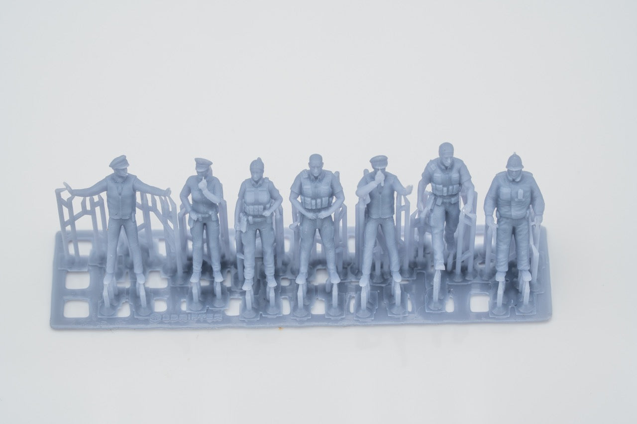Produktfoto Figur H0, 1:72 - 0: Polizisten Figuren Set