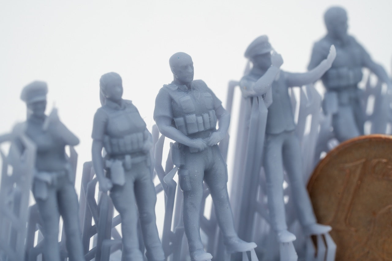 Produktfoto Figur H0, 1:72 - 0: Polizisten Figuren Set